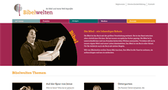 Desktop Screenshot of bibelwelten.de
